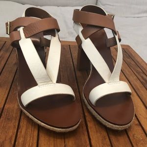 Tory Burch 2-Toned Strappy -Marbella high heel